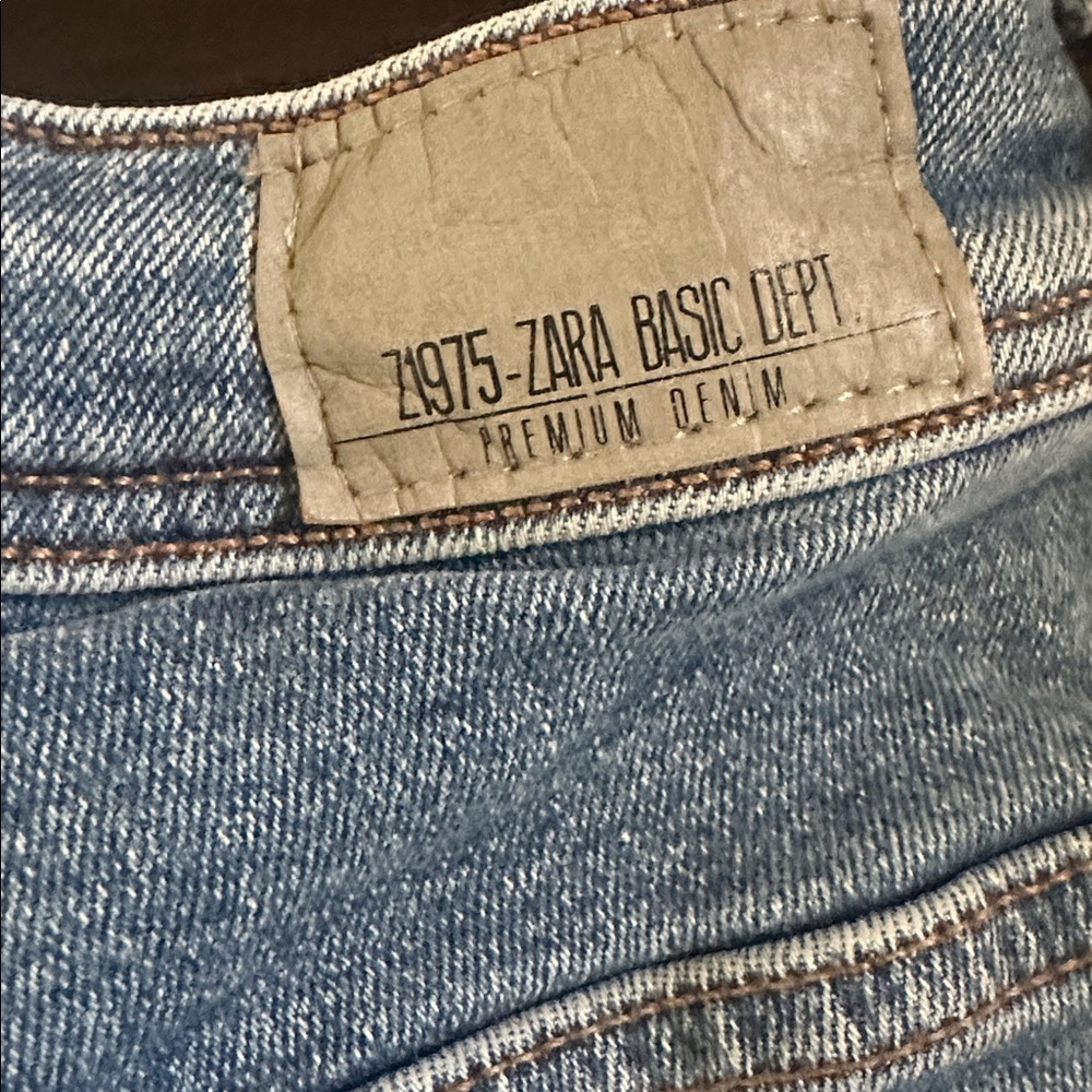 Zara Classic Blue Denim Pants